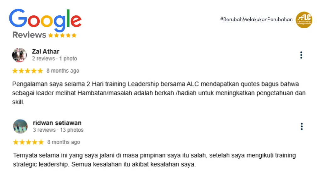 Google Review training ALC Leadership Management 12