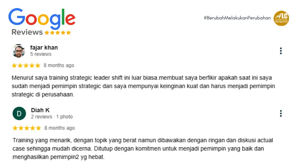 Google Review training ALC Leadership Management 14