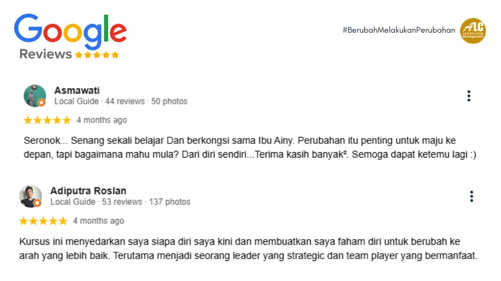Google Review training ALC Leadership Management 5