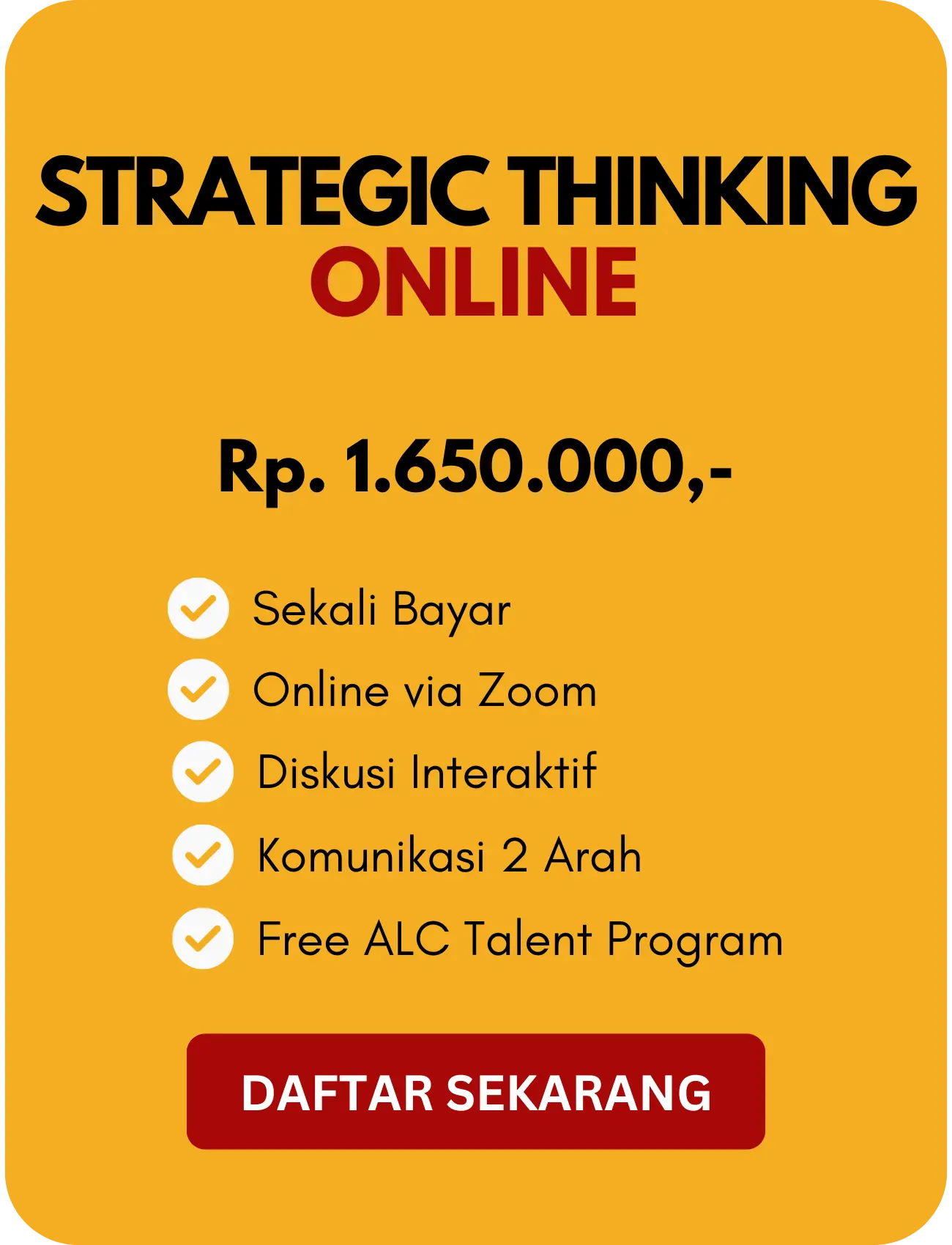 Training Online Strategic Thinking ALC Leadership Management 7
