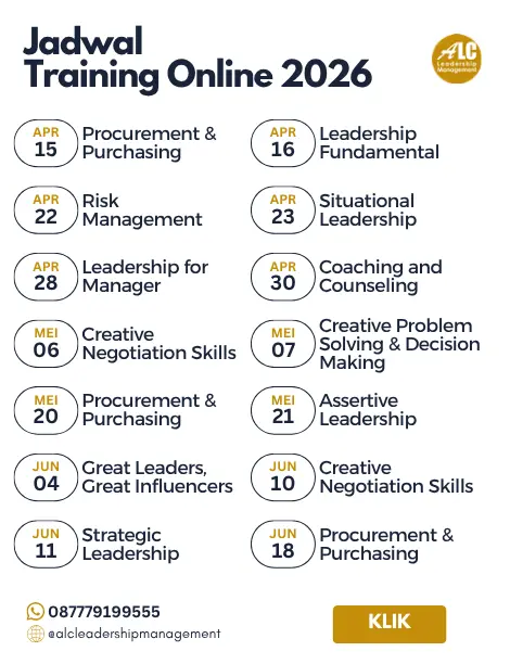 Banner Jadwal Training Online 2026