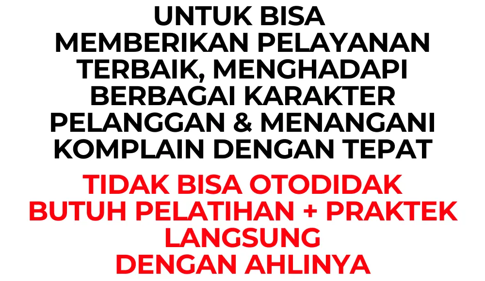 Bisa Memberikan Pelayanan Terbaik