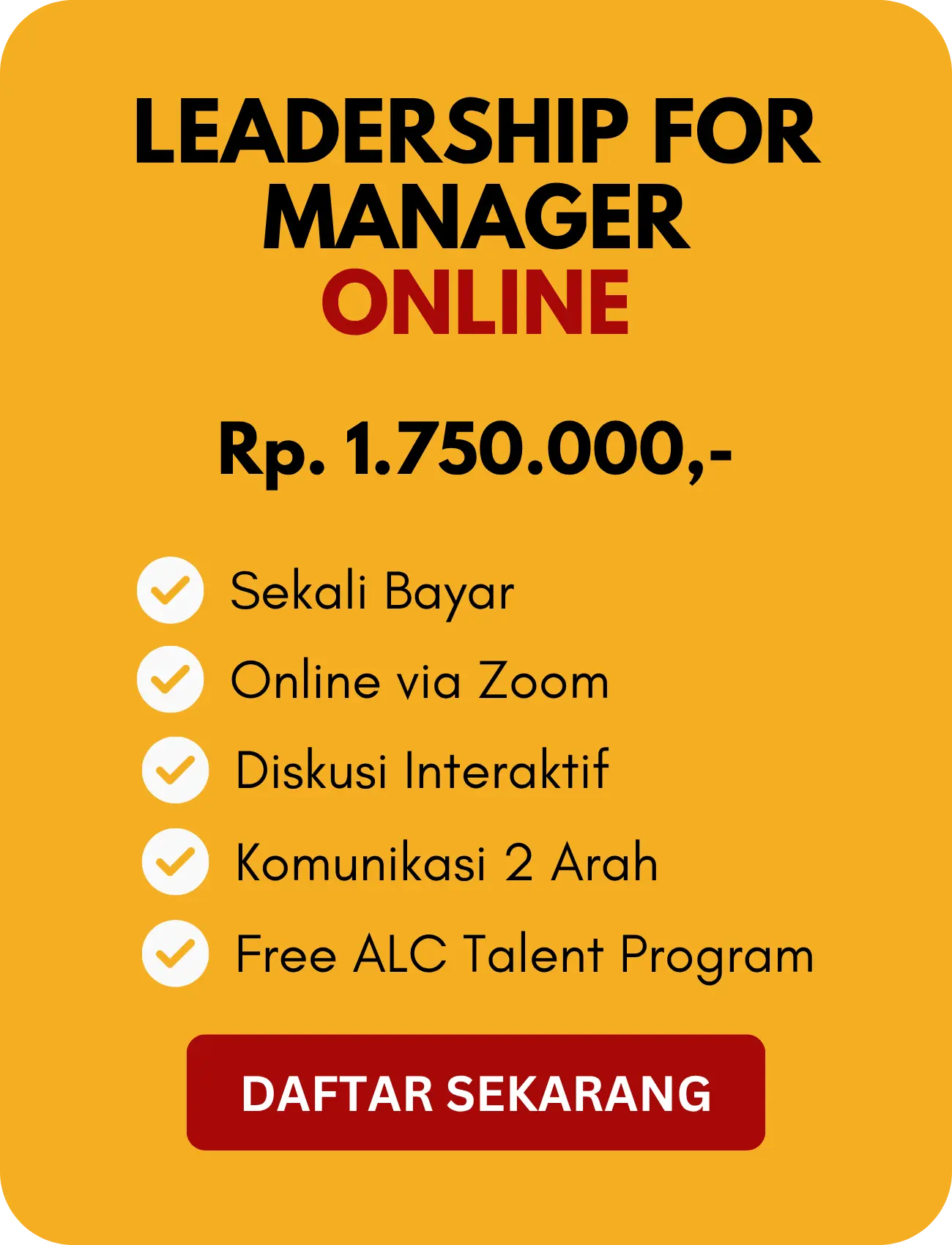 Leadership for Manager Investasi